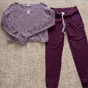 Victoria’s Secret PINK sweater & joggers set